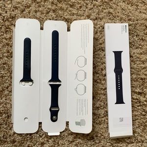 38/40mm navy blue Apple Watch Sport band